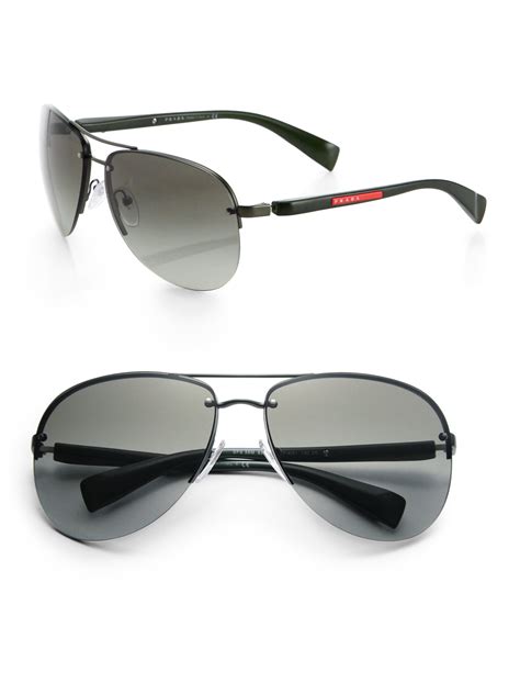 mens prada aviator sunglasses|prada men's sunglasses for sale.